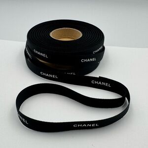 CHANEL Black & White  Ribbon